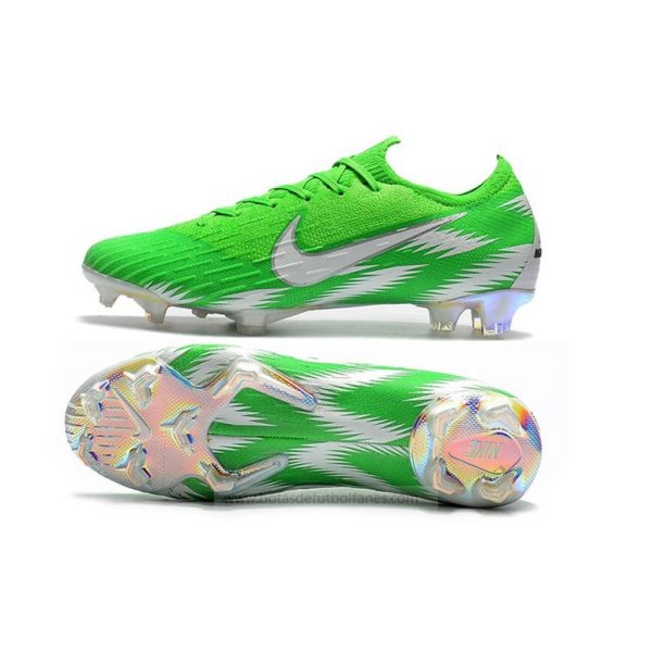 Nike Mercurial Vapor Elite FG para Mujeres Verde Plata